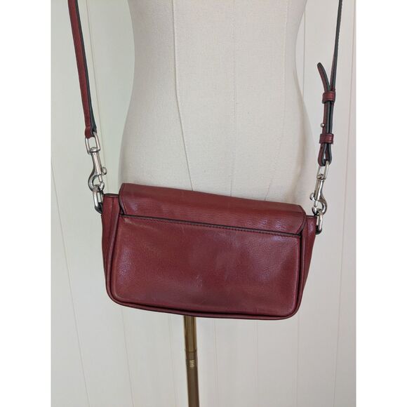 Coach Bleecker Penny Crossbody Bag - Red Leather - Turn lock - Picture 3 of 9